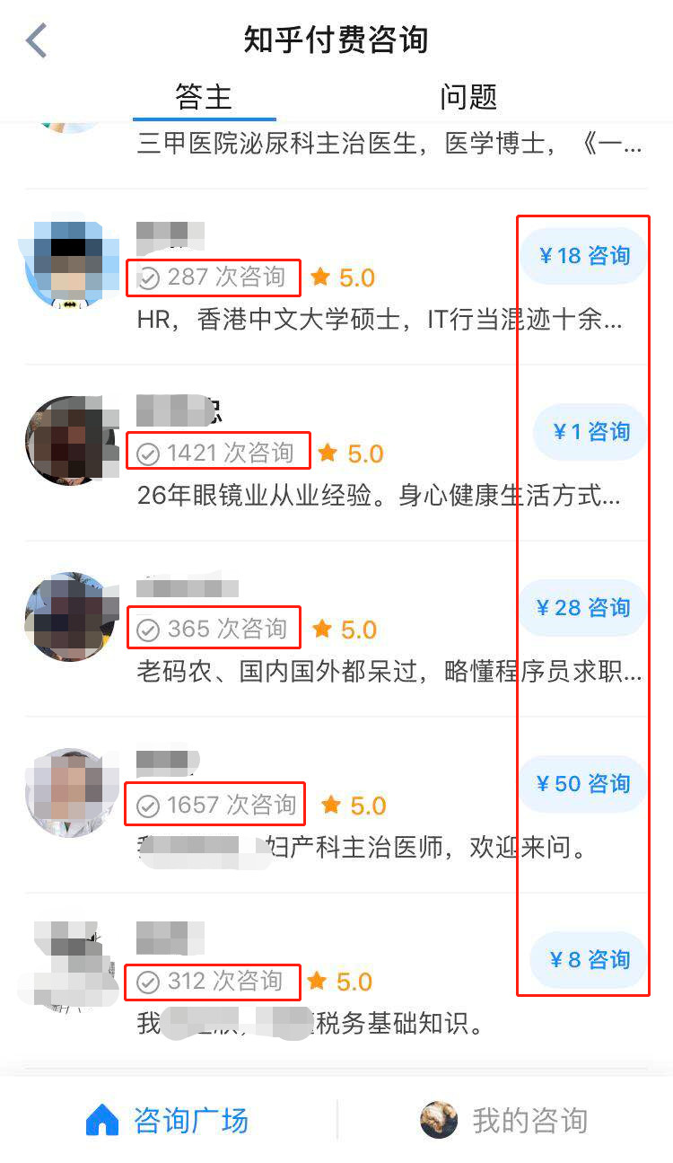 付费咨询：1天收入2000+的副业项目，做越久越吃香。